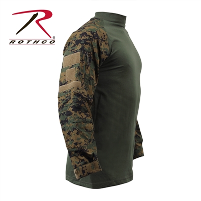 Rothco Military FR NYCO Combat Shirt - Woodland Digital 3XL