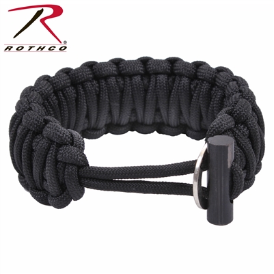 Rothco Paracord Bracelet With Fire Starter