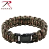 Rothco Multi-Colored Paracord Bracelet - Woodland Camo