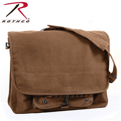 Rothco Vintage Canvas Paratrooper Bag - Brown