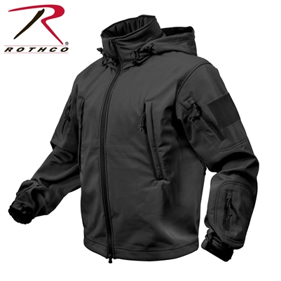 Rothco Special Ops Tactical Soft Shell Jacket Black