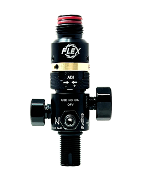 Ninja Flex Adjustable Tank Regulator with Stainless Bonnet - 4500psi