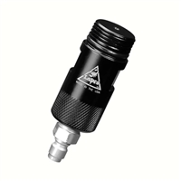 With this adapter connected to the marker through the pistol grip expands your choices to use any compressed air tank source. Save on the cost of replacing disposable CO 2 cartridges so you can launch more rounds for plinking or training.