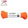 Rothco Nylon Paracord Type III 550 LB 100FT - Safety Orange