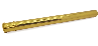 A gold S63 / PWR Barrel insert with a bore diameter of 0.680.