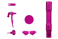 A pink color accent kit for Shocker ERA paintball markers.