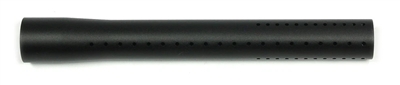 A dust black Shaft barrel front. This is the same barrel front that comes standard on Gtek 170R and Etha3 markers. The front is compatible with Shaft4 system backs.