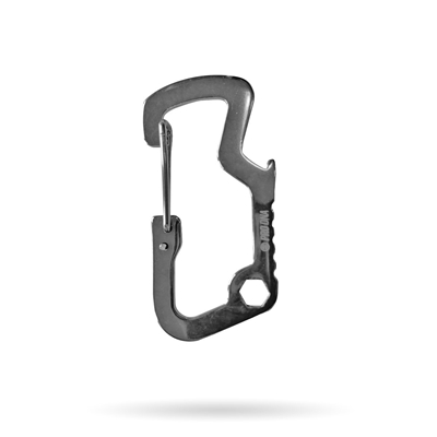 Infamous Stainless Steel Bottle Opener Carabiner