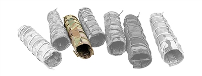TMC 22cm Nylon Airsoft Suppressor Cover - Woodland