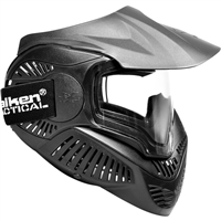 Valken Paintball MI-7 Goggle/Mask with Dual Pane Thermal Lens - Black