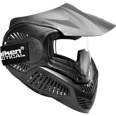 Valken Paintball MI-7 Goggle/Mask with Dual Pane Thermal Lens - Black