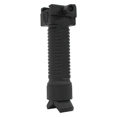 The Valken Kilo Foregrip with bipod is made of a durable high strength polymer. These foregrips are designed for use with 20mm Picatinny railed handguards, and have a comfortable textured surface.