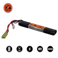 Valken Energy 7.4v 1200mAh 30C LiPo Stick Airsoft Battery (Small Tamiya Connector)