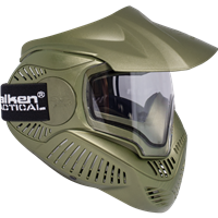Valken Paintball MI-7 Goggle/Mask with Dual Pane Thermal Lens - Olive