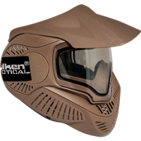 Valken Paintball MI-7 Goggle/Mask with Dual Pane Thermal Lens - Tan