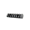 This rail section from Valken is compatible with M-LOK mounting systems. The rail has 7 slots and is made to Weaver standards.