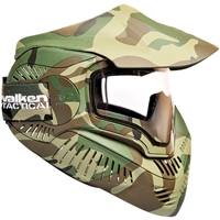 Valken Paintball MI-7 Goggle/Mask with Dual Pane Thermal Lens - Woodland Camo