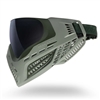 A Virtue VIO Ascend paintball mask in the FGG Dark Olive SE colorway.