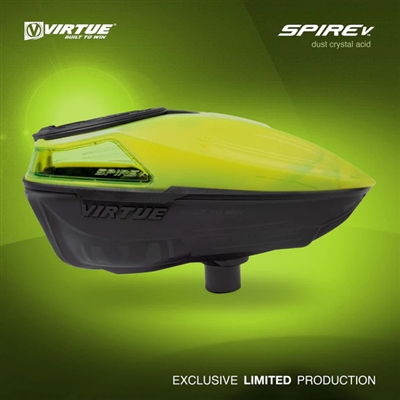 Virtue Spire V Electronic Paintball Loader - Dust Crystal Acid Black