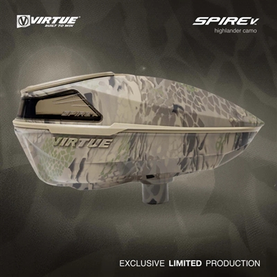 Virtue Spire V Electronic Paintball Loader - Highlander Camo