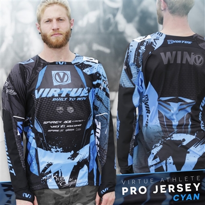 Virtue Pro Jersey Cyan