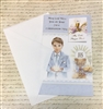 May God Bless You on Your First Communion Day Boy Greeting Card 11-3077