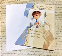 To Our Son On His First Communion Greeting Card 11-3079