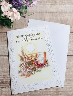 To My Goddaughter on Your First Holy Communion 11-3228