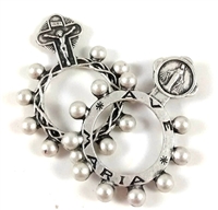 Ave Maria Finger Rosary Ring 15-105