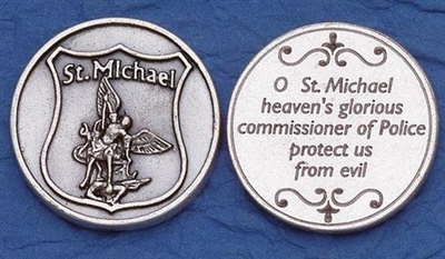St. Michael Police Prayer Token (Coin) 171-25-0007