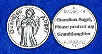 Guardian Angel Granddaughter Pocket Token (Coin) 171-25-2088-P