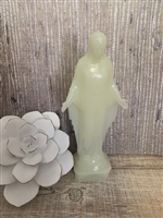 4 inch Our Lady of Grace Plastic Statue -Luminous