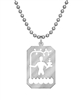 Genuine U.S. Military Issue Saint Christopher with Beaded Chain