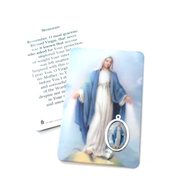 Memorare Holy Card 1870-LG