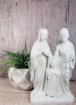 8 inch Holy Family White 2377W-R