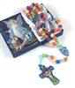 Kiddie Rosary with Holy Card Set