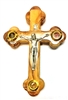 Olive Wood Three-Elements Crucifix