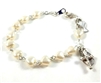 First Communion Pearl Heart Shape Bead Bracelet