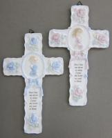 Boy's or Girl's Ceramic Bedtime Prayer Wall Cross