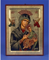 Our Lady of Perpetual Help (Virgin of the Passion)  Gold Leaf Icon 136-60-0206