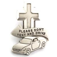 Please Don't Text and Drive Visor Clip VC-871