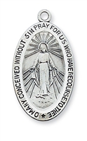 Sterling Silver Miraculous Medal L311MI