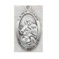 St. Mark Sterling Silver Medal L550