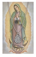 Our Lady of Guadalupe Medal and Prayer Card Set