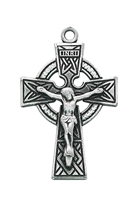 Sterling Silver Celtic Crucifix L9030