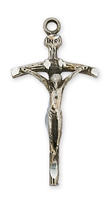 Sterling Silver Papal Crucifix L9040