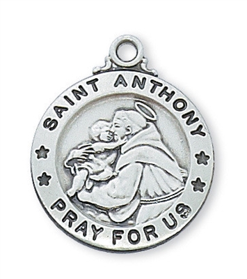 Sterling Silver St. Anthony Pendent L600AN