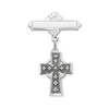 Sterling Silver Celtic Cross Baby Pin 434L