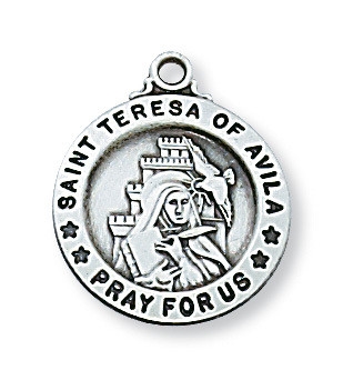 Sterling Silver St. Teresa of Avila Pendant L700TH