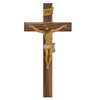 13" Walnut Italian Crucifix 80-159